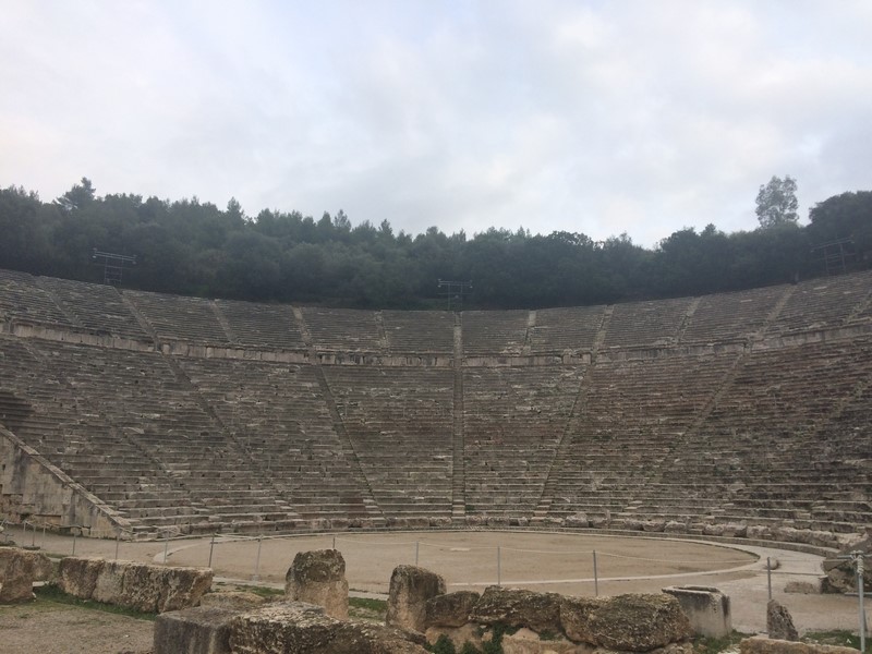 the acropolis of Mycenae and the ancient theatre of Epidaurus